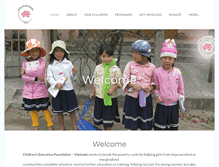 Tablet Screenshot of cef-vietnam-usa.org